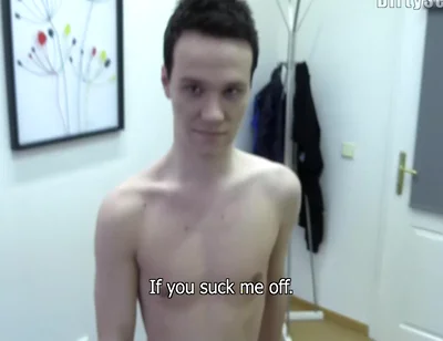 Jobless Lad Pops His Deep Throat Cherry