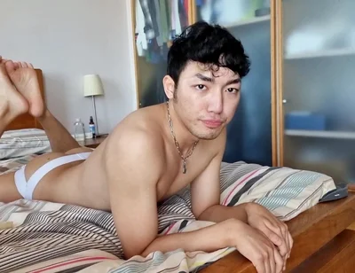 Fucking My Hot Asian Twink Step Brother in Our Dads Bed Part 1
