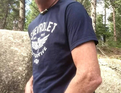 Pornstar Adam Kaye Jacks off in the Woods